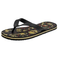 Sandalia Joven Huarachetas Negro Caballero