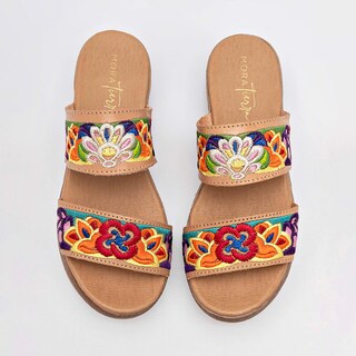 Foto 3 | Foto 3 | Sandalia Artesanal Mora Tierra Beige Dama