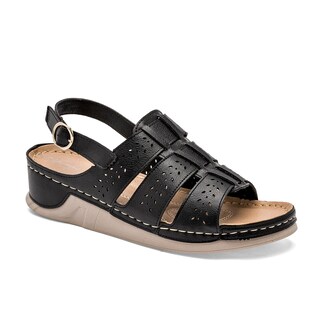 Foto 2 | Foto 2 | Sandalia Hebilla Mora Confort Negro Dama