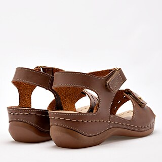 Foto 5 | Foto 5 | Sandalia Mora Confort Café Dama