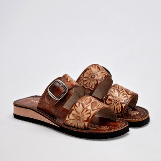 Foto 2 | Foto 2 | Sandalia Artesanal Mora Tierra Café Dama