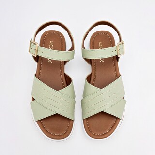 Foto 3 | Foto 3 | Sandalia Abierta Mosquitos Verde Dama