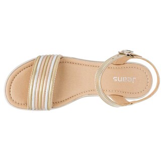 Foto 2 | Foto 2 | Sandalia Jeans Shoes Dorado Dama