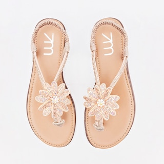 Foto 3 | Foto 3 | Sandalia Top Moda Dorado Dama