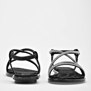 Foto 4 | Foto 4 | Sandalia Rojo Cereza Plateado Dama