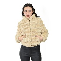 Chamarra De Peluche /juvenil  7121 (beige) Beige