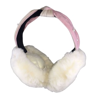 Foto 4 | Foto 4 | Orejeras Beige + Pantuflas Rosa Pastel