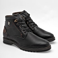 Bota American Polo Negro Caballero