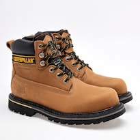 Botas Piel Cat Amarillo Caballero