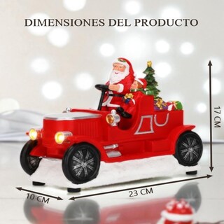 Foto 3 | Foto 3 | Figura Decorativa Navideña Carrito de Santa Claus