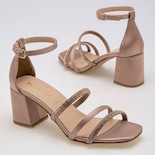 Zapatilla Pulsera Moramora Beige Dama