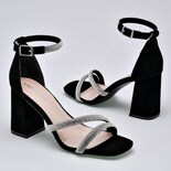 Zapatilla Pulsera Lady Paulina Negro Dama