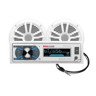 Foto 1 | Foto 1 | Receptor y Altavoz Marino Boss Audio Systems Blanco Resistente a la Intemperie
