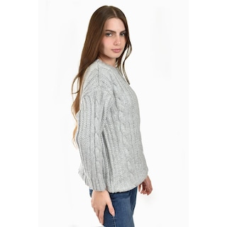 Foto 2 | Foto 2 | Sueter Tejido Con Brillo Roman Fashion /juvenil  0712 (gris) Gris