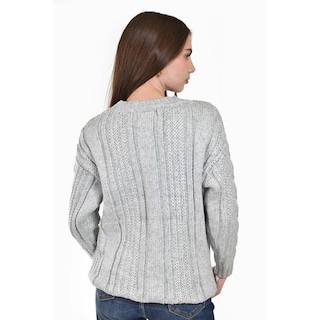 Foto 3 | Foto 3 | Sueter Tejido Con Brillo Roman Fashion /juvenil  0712 (gris) Gris
