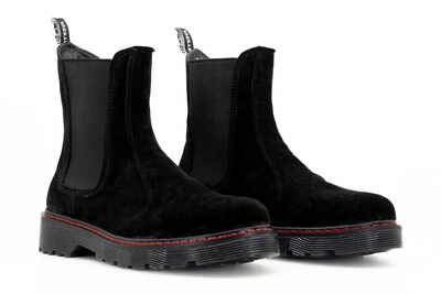 Foto 3 | Foto 3 | Botas Offlander Tipo Chelsea Piel Gamuza Negro