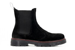Botas Offlander  Tipo Chelsea  Piel Gamuza  Negro