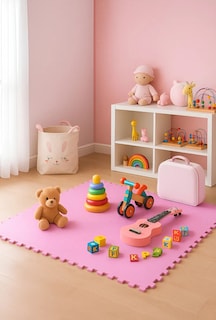 Foto 5 | Foto 5 | Tapete De Foamy Fomi Infantil 4 Piezas 62x62 Niños Bebes