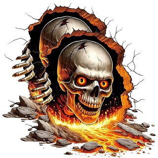 Foto 1 | Foto 1 | Calcomanías Puerta Ventdepot Mxkur-002 2 Piezas Multicolor  Multicolor