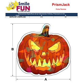 Foto 5 | Foto 5 | Calcomanía Fiesta Ventdepot Mxprj-001 1 Pieza Adhesivo De Vinilo Multicolor