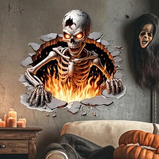 Foto 4 | Foto 4 | Poster Calavera Ventdepot Mxksl-001 1 Pieza Multicolor  Multicolor