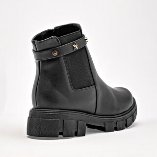 Foto 3 | Foto 3 | Botin Casual Queen Negro Dama
