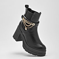 Botin Casual Lady One Negro Dama