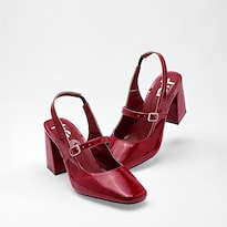 Zapatilla En Hg Rojo Dama