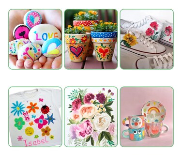 Foto 2 | Foto 2 | ''80 Colores Marcadores Plumones Acrilico Punta Pincel Kit ''