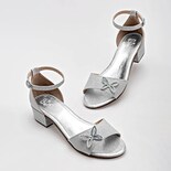 Zapato Graduacion Lia Plateado Dama