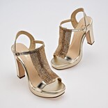 Zapatilla Fiesta Moramora Dorado Dama