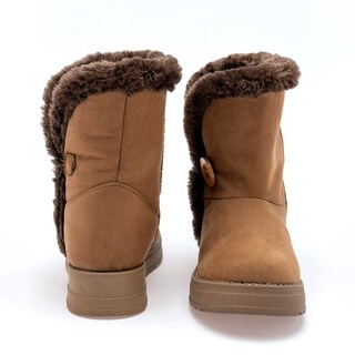 Foto 3 | Foto 3 | Rojo Cereza Bota  Para Mujer Camel