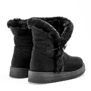 Foto 4 | Foto 4 | Rojo Cereza Bota  Para Mujer Negro