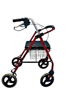 Foto 3 | Foto 3 | Andadera Aluminio Con Ruedas Ortopedica Adulto Plegable Roja
