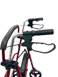 Foto 5 | Foto 5 | Andadera Aluminio Con Ruedas Ortopedica Adulto Plegable Roja