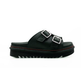 Foto 1 | Foto 1 | Sandalias Offlander  Tipo Romana  Piel Crazy  Negro  Cerradas