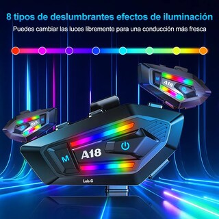 Foto 3 | Foto 3 | Audífonos Jzaq A18 Edr Con Bluetooth Para Casco De Motocicle Negro