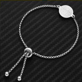 Foto 4 | Foto 4 | Pulsera Ajustable Con Medalla San Benito Para Hombre Mujer26 Cm