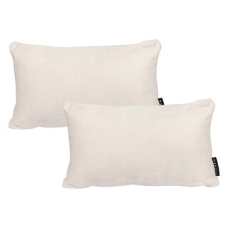 Foto 1 | Foto 1 | Set De 2 Cojines Riñoneras Decorativas Dicasa Delta Crema Rectangular