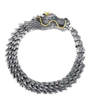 Foto 1 | Foto 1 | Pulsera De Hueso De Dragón Cadena Vintage Con Caja