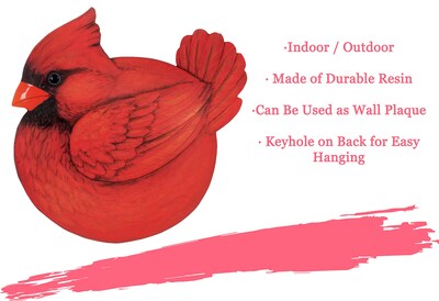 Foto 6 | Foto 6 | Stepping Stone Spoontiques Cardinal Para Decoración De Jardín  24 Cm - Venta Internacional.