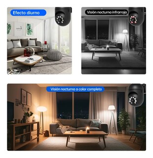 Foto 4 | Foto 4 | Cámara Exterior Inalámbrica 3 MP Visión Nocturna con Alarma