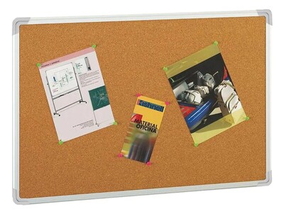 Foto 1 | Foto 1 | Pizarron de Corcho 90x60 con Marco de Aluminio