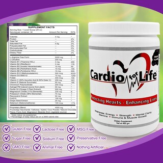 Foto 2 | Foto 2 | Suplemento Health Guardian Cardioforlife En Polvo  473 Ml  Uva - Venta Internacional.