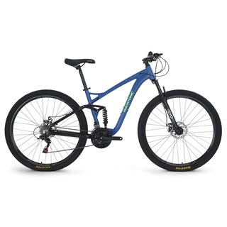 Foto 1 | Foto 1 | Rocatomic Bicicleta De Montaña Nitro R29 21v Cambios Shimano Frenos Mecánicos Doble Suspensión (azul)