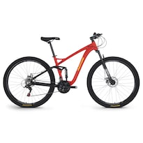 Rocatomic Bicicleta De Montaña Nitro R29 21v Cambios Shimano Frenos Mecánicos Doble Suspensión (rojo)