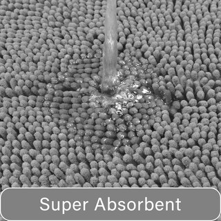 Foto 4 | Foto 4 | Juego De Alfombras De Baño Lochas De 2 Piezas Suaves Y Antideslizantes Color Gris - Venta Internacional.