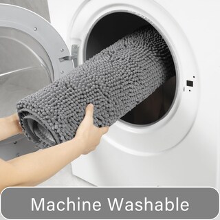 Foto 5 | Foto 5 | Juego De Alfombras De Baño Lochas De 2 Piezas Suaves Y Antideslizantes Color Gris - Venta Internacional.