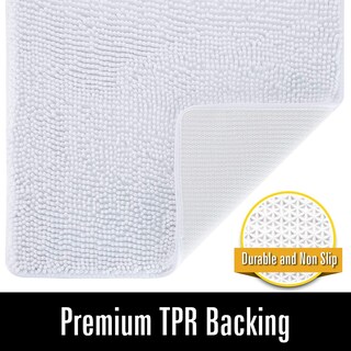 Foto 2 | Foto 2 | Alfombra De Baño Lochas Luxury Shaggy De 60 X 120 Cm Color Blanco - Venta Internacional.