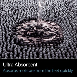 Foto 4 | Foto 4 | Alfombra De Baño Lochas Luxury Shaggy De 50 X 75 Cm Color Gris - Venta Internacional.